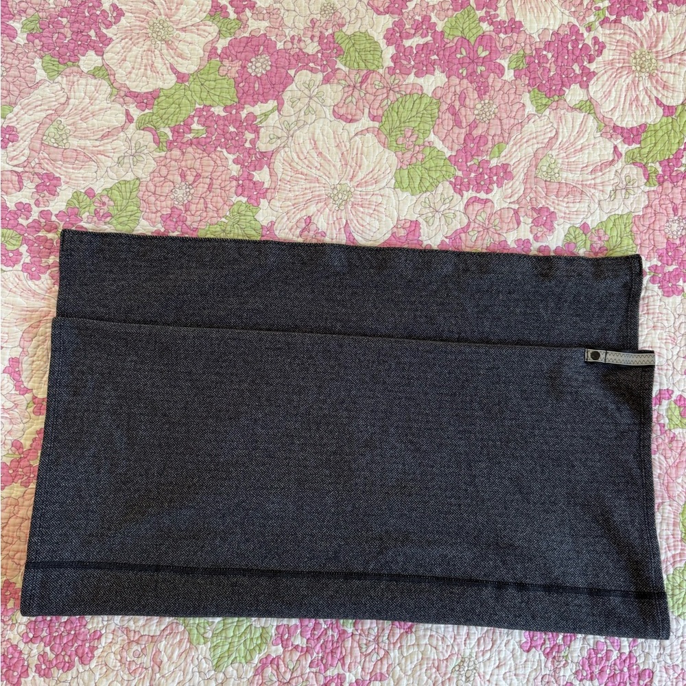 Lululemon Vinyasa Scarf Rulu Heathered Herringbone Heathered Slate Black
